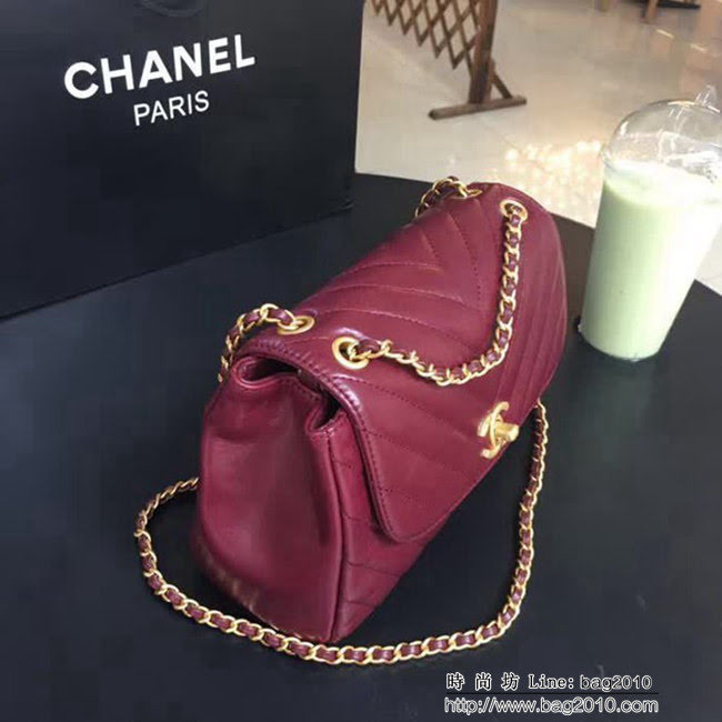 香奈兒CHANEL 57700 2018最新款爆款油臘皮鏈條包 DSC2024